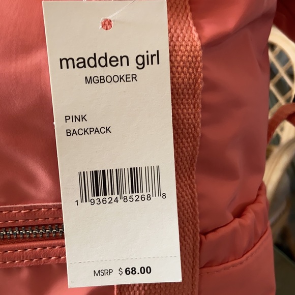Madden Girl pink backpack - Picture 10 of 14